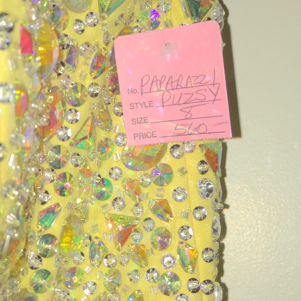 Mermaid prom dress (yellow)